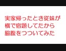 【2ch】実家帰ったとき従妹が横で宿題してたから脇腹をつついてみた