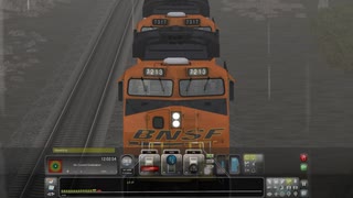 TrainSimulator：マリアナ山口に走る新22型客車のYW22B客車