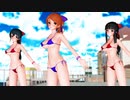 【MMD】HORIZON（黒川千秋・北条加蓮・大石泉） *VR版・2K版有り