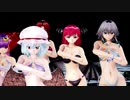 【東方MMD】紅魔組６人で「Chocolate Cream」 1080P