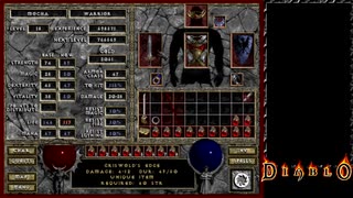 今更ですがおさらい【DIABLO1】ゲーム紹介実況プレイ5話_折り返し到達！ここからはレジスト勝負だ！（１０％）