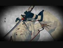 【MMD刀剣乱舞】 鶴丸と長谷部で ガランド