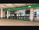 JR東日本乗車人員ランキング 2019年度