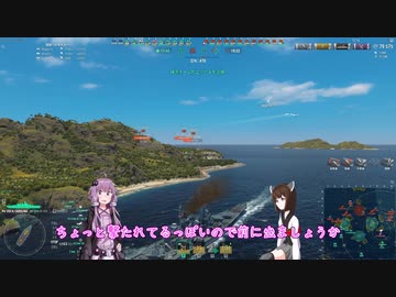 【WoWS】超重砲NorthCarolinaで突撃するホットスポット【Voiceroid実況】