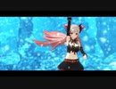 【#ハニスト2周年】ハニーストラップで海を泳ぐ月【#ハニストMMD】