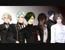[MMD刀剣乱舞]ライムライト（鶯膝髭光伽長）衣装色替えなどあり