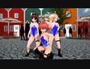 【MMD】王立ちゃんでKiLLERLADY【AH学園水着】