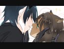 【手描き】マレレオでキス唾【腐向け】