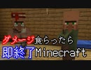 ダメージを食らったら即終了マインクラフト【Minecraft】　#22