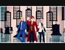 【MMDツイステ】マリッジ衣装三人でライムライト【モデル更新】
