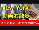 New York 動画お散歩：タイムズ・スクエアからブライアントパークを通ってグランドセントラル構内のおもちゃ屋さんへ