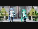 【MMD】うちのTMCRとdiva子で-Sweetiex2-