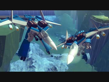 【Besiege】可変機でミサイル空戦