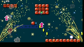 マリオメーカー２　実況　段々難易度が上がるスピードランのワールドマップ