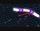 初見プレイで下克上するミミズ【Slither.io】