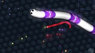 初見プレイで下克上するミミズ【Slither.io】