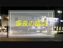 【深夜の踏切】見たことない車両が線路を移動してましたｗｗｗ