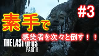 【サクサクプレイ】女プロレスラー！？素手でバッタバッタと感染者たちをやりまくる！！ラストオブアス２＃3【字幕付き】