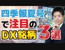 【厳選３銘柄】会社四季報夏号で注目すべきデジタル・トランスフォーメーション（DX）関連！今買うも良し、下がるのを待って買うも良し【時価総額500億円以下】