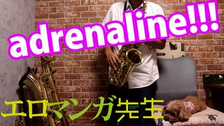 アルトサックスで「adrenaline!!!」(エロマンガ先生)を吹いてみた