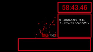 【RTA／下】BLACK LABOノーマルモードTRUE END到達RTA【58分43秒46】