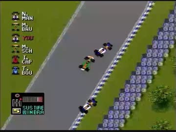 PCエンジン　F1サーカス’92　7年目ドイツニュルブルクリンクGP
