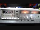 蘇生ジャンクカセットデッキ　自己録再テスト Lo-D D-70s ('79)