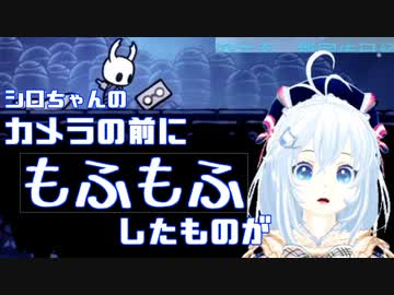 配信中に飼い猫に絡まれる電脳少女シロ