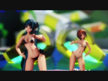 [MMD]Dear cocoa girls[めんぼう式 初音ミク 鏡音リン]