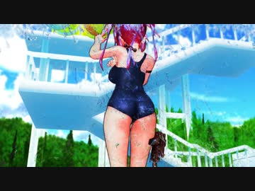 【MMD】伊19さんで☆Paradise☆【暑気払いぶっかけ旧スクミズ（合法）】