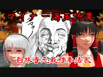 マイナー海王が見たい！第４話、白林寺元最強の拳法家