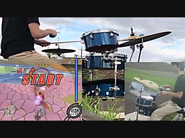 カービィのエアライド Menu BGM 叩いてみた
