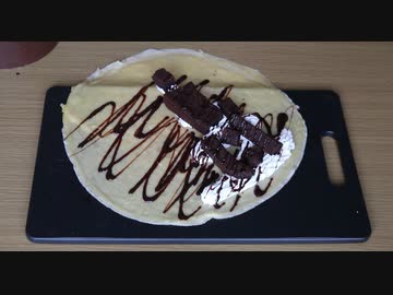ガトーショコラのクレープ