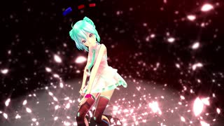 【MMD】Particles/ 初音ミク　音ハメテスト