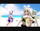 【MMD】Butterfly Models Gumi Haku Luka Miku Rin「Runner」