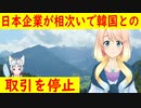 日韓関係崩壊の「真の意味」、日本企業が相次いで韓国企業との取引を停止！カントリーリスクが高過ぎる【世界の〇〇にゅーす】【youtubeは不適切＆削除済】