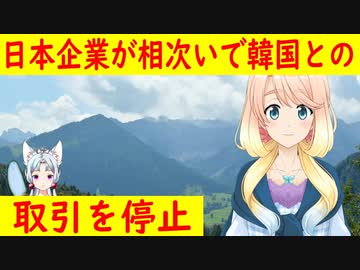 日韓関係崩壊の「真の意味」、日本企業が相次いで韓国企業との取引を停止！カントリーリスクが高過ぎる【世界の〇〇にゅーす】【youtubeは不適切＆削除済】