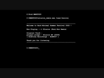 【#夏のハードミニマル祭】Elusion (Kuni-Ron Remix)【リミックス】