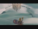 依頼を受けて、雪玉ボウルのピンを樽爆弾の爆風で倒したかった