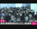 東京都の新たな感染者　初の300人超えに(20/07/23)