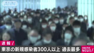 東京都の新たな感染者　初の300人超えに(20/07/23)