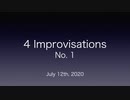 4つの即興演奏【ピアノ】
