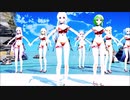 【MMD】TDA Kimono Bikinis「Freefall」