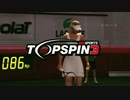 白いユニフォームのマリア・シャラポワ「トップスピン３」play station 3