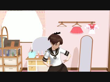 【MMD】キューティハニー 敷波に変身させてみた