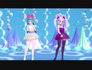 【MMD】アイドル天使ようこそようこ　ヨッキュン風とサキ風キャラ【淋しい熱帯魚】