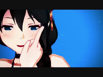 MMD艦これ　ニア　時雨　白露改二　水着　MikuMikuDance