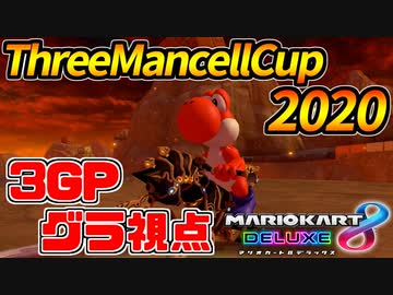 【マリオカート8DX】最強すぎる-ThreeMancellCup2020-3GP【グラ視点】