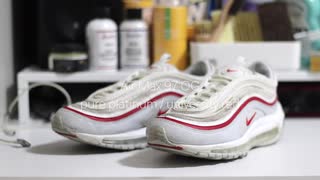 【おうちでスニーカークリーニングしてみた】sneaker cleaning at home #1 NIKE Air Max 97【最強のスニーカー漂白剤はこれだ】