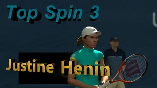 ジュスティーヌ・エナン　Justine Henin （トップスピン３）